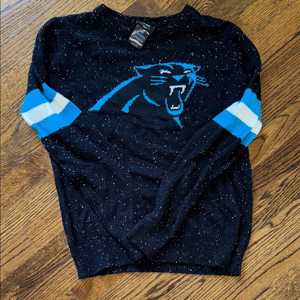 Kids Black and Blue Panther Sweater